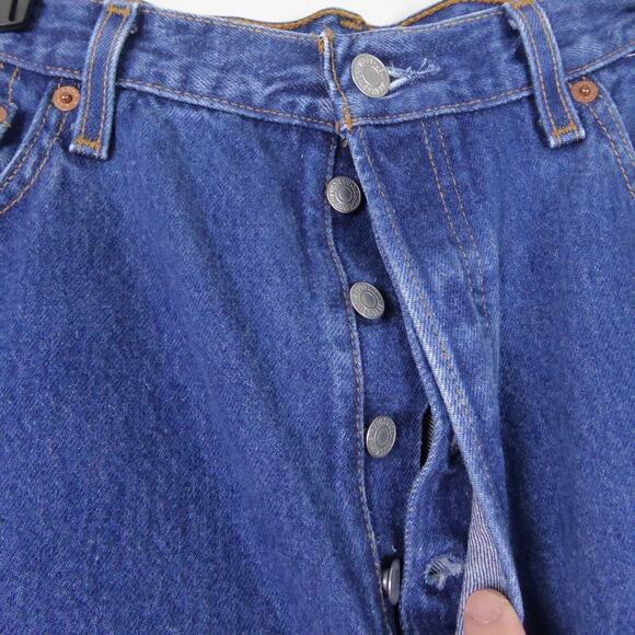VTG Levis 501 Jeans Mens SZ 35/32 Original Classic Fit Straight Leg Button Fly - Picture 6 of 10